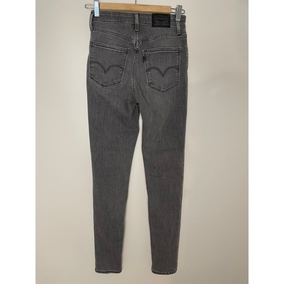 Levi's 721 High Rise Skinny SZ 26 gray/black - Picture 4 of 7